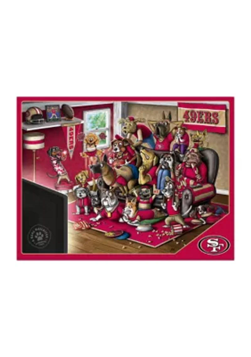 YouTheFan NFL San Francisco 49ers Purebred Fans 500pc Puzzle - "A Real Nailbiter"