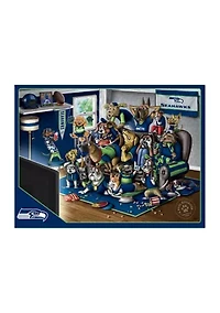 YouTheFan NFL Seattle Seahawks Purebred Fans 500pc Puzzle - "A Real Nailbiter"