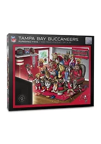 YouTheFan NFL Tampa Bay Buccaneers Purebred Fans 500pc Puzzle - "A Real Nailbiter"