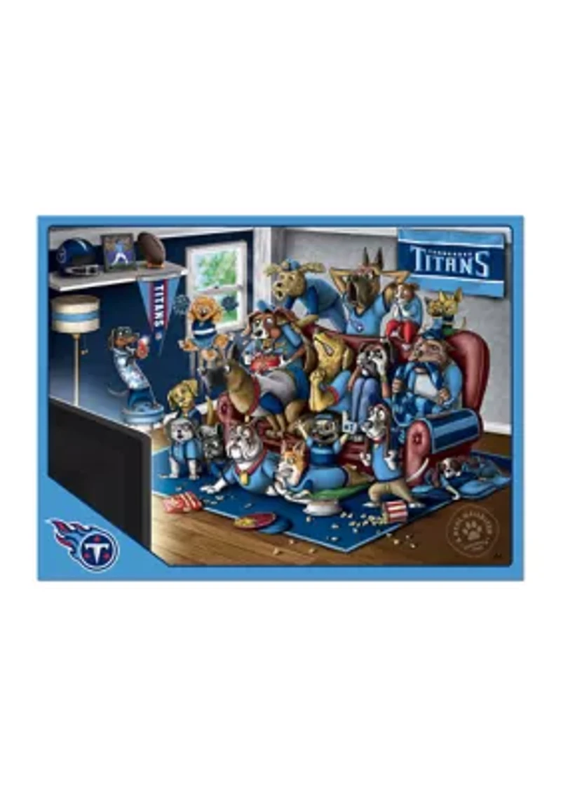 YouTheFan NFL Tennessee Titans Purebred Fans 500pc Puzzle - "A Real Nailbiter"