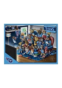 YouTheFan NFL Tennessee Titans Purebred Fans 500pc Puzzle - "A Real Nailbiter"