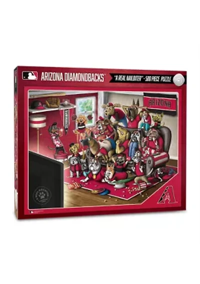 YouTheFan MLB Arizona Diamondbacks Purebred Fans 500pc Puzzle - "A Real Nailbiter"