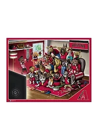 YouTheFan MLB Arizona Diamondbacks Purebred Fans 500pc Puzzle - "A Real Nailbiter"