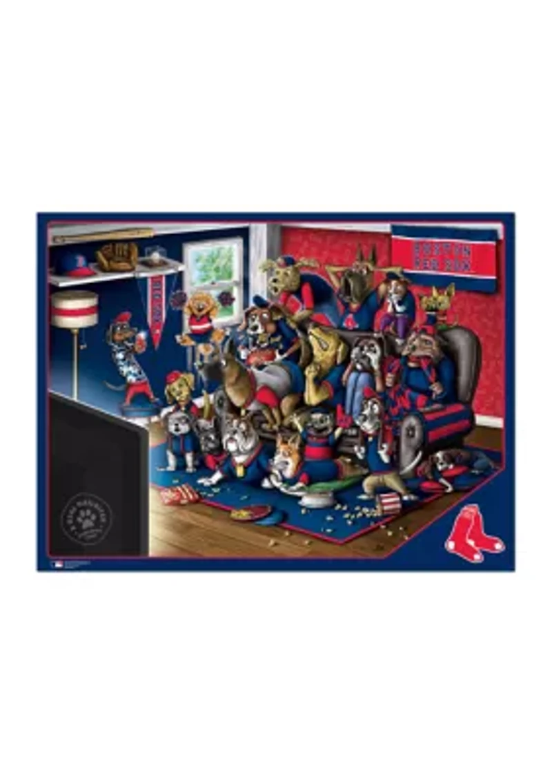 YouTheFan MLB Boston Red Sox Purebred Fans 500pc Puzzle - "A Real Nailbiter"
