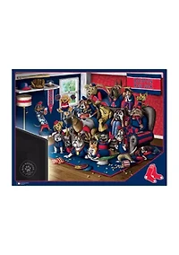YouTheFan MLB Boston Red Sox Purebred Fans 500pc Puzzle - "A Real Nailbiter"