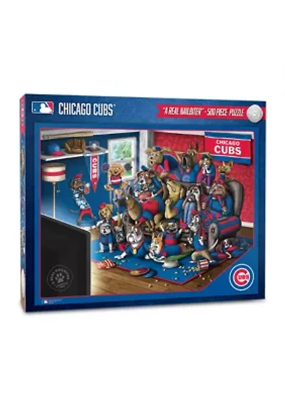 YouTheFan MLB Chicago Cubs Purebred Fans 500pc Puzzle - "A Real Nailbiter"
