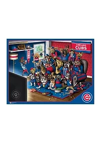 YouTheFan MLB Chicago Cubs Purebred Fans 500pc Puzzle - "A Real Nailbiter"