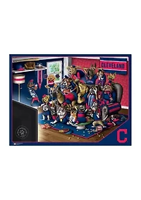 YouTheFan MLB Cleveland Guardians Purebred Fans 500pc Puzzle - "A Real Nailbiter"