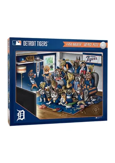 YouTheFan MLB Detroit Tigers Purebred Fans 500pc Puzzle - "A Real Nailbiter"