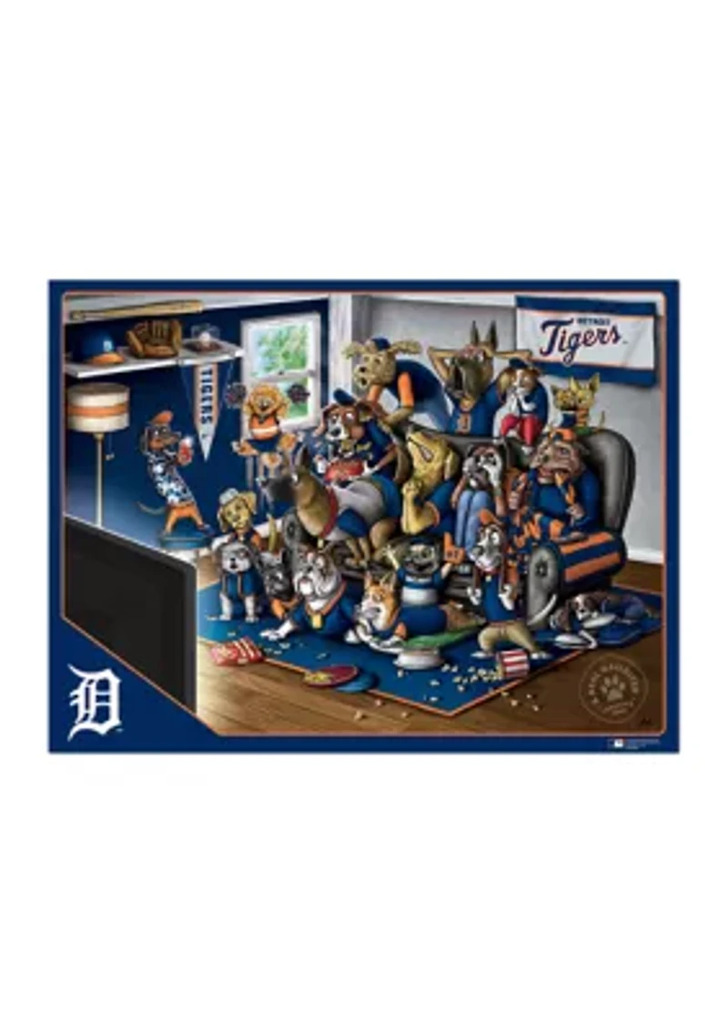 YouTheFan MLB Detroit Tigers Purebred Fans 500pc Puzzle - "A Real Nailbiter"