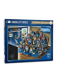 YouTheFan MLB Kansas City Royals Purebred Fans 500pc Puzzle - "A Real Nailbiter"