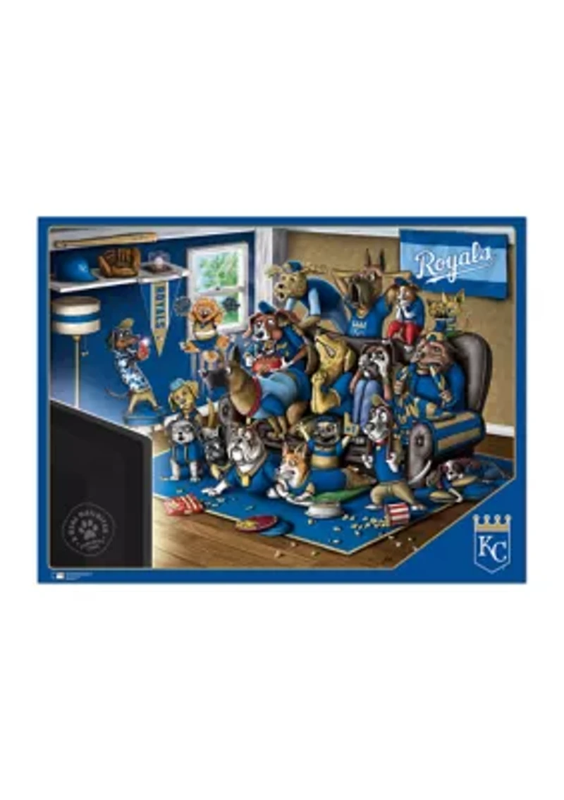 YouTheFan MLB Kansas City Royals Purebred Fans 500pc Puzzle - "A Real Nailbiter"