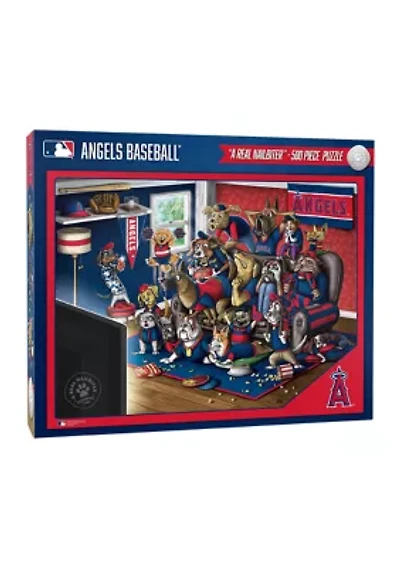 YouTheFan MLB Los Angeles Angels Purebred Fans 500pc Puzzle - "A Real Nailbiter"