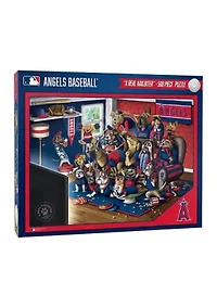 YouTheFan MLB Los Angeles Angels Purebred Fans 500pc Puzzle - "A Real Nailbiter"