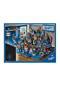 YouTheFan MLB Los Angeles Dodgers Purebred Fans 500pc Puzzle - "A Real Nailbiter"