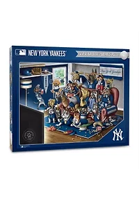 YouTheFan MLB New York Yankees Purebred Fans 500pc Puzzle - "A Real Nailbiter"