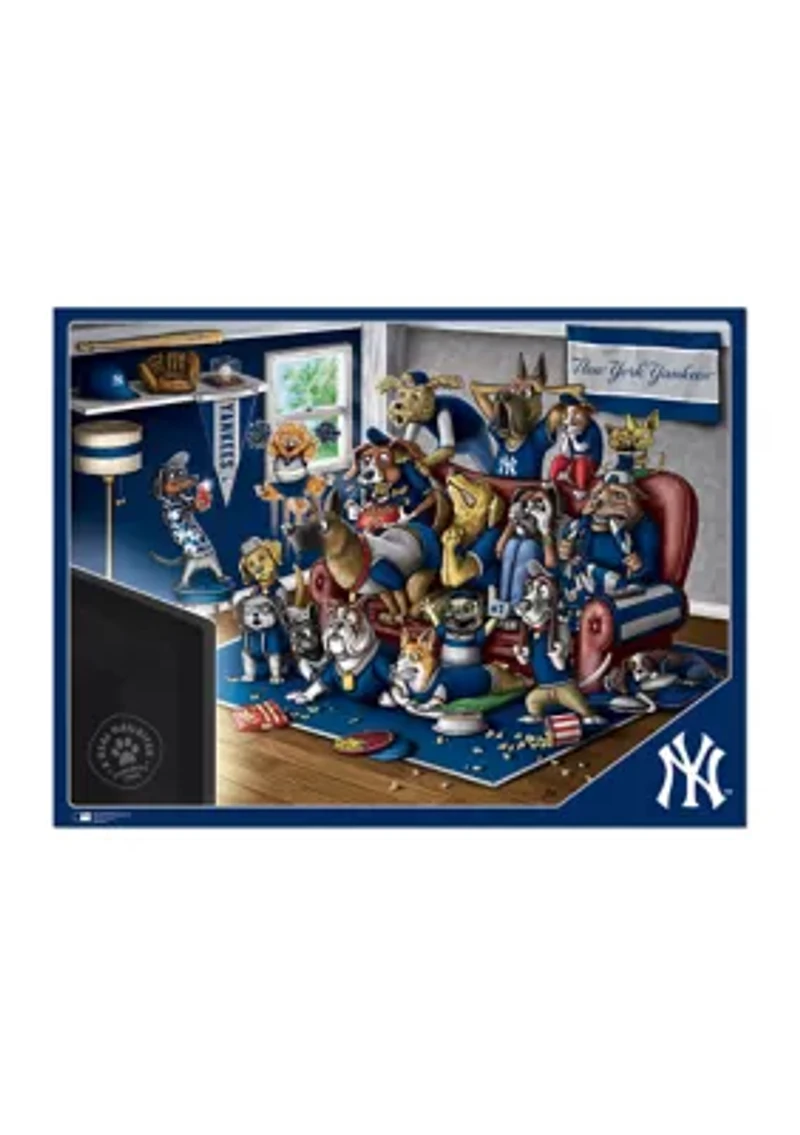 YouTheFan MLB New York Yankees Purebred Fans 500pc Puzzle - "A Real Nailbiter"