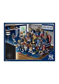 YouTheFan MLB New York Yankees Purebred Fans 500pc Puzzle - "A Real Nailbiter"