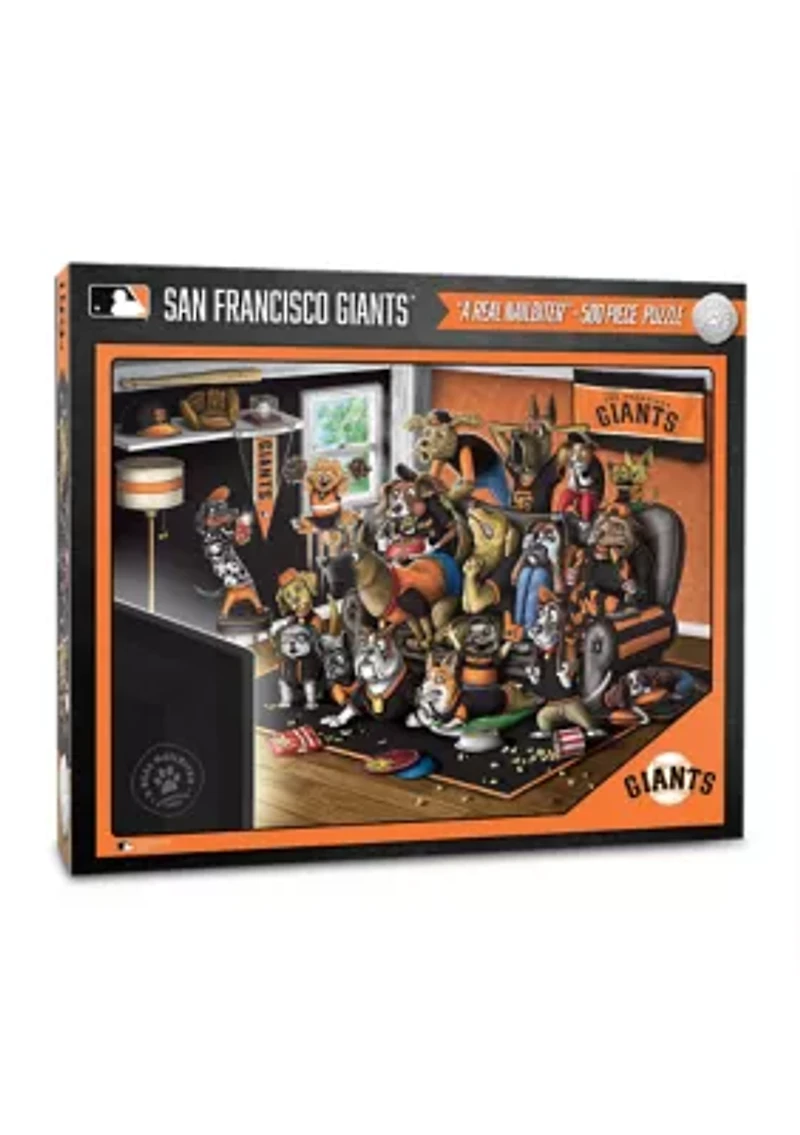 YouTheFan MLB San Francisco Giants Purebred Fans 500pc Puzzle - "A Real Nailbiter"