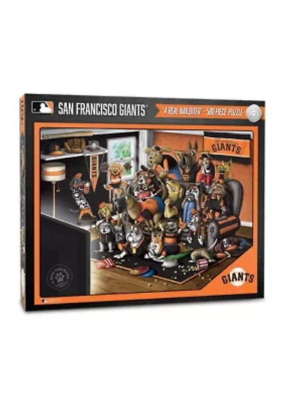 YouTheFan MLB San Francisco Giants Purebred Fans 500pc Puzzle - "A Real Nailbiter"