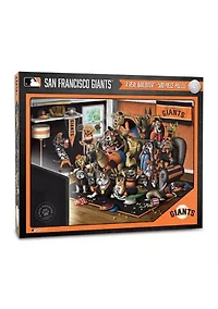 YouTheFan MLB San Francisco Giants Purebred Fans 500pc Puzzle - "A Real Nailbiter"