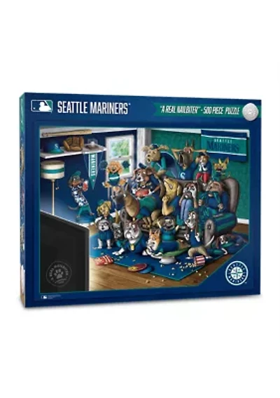 YouTheFan MLB Seattle Mariners Purebred Fans 500pc Puzzle - "A Real Nailbiter"