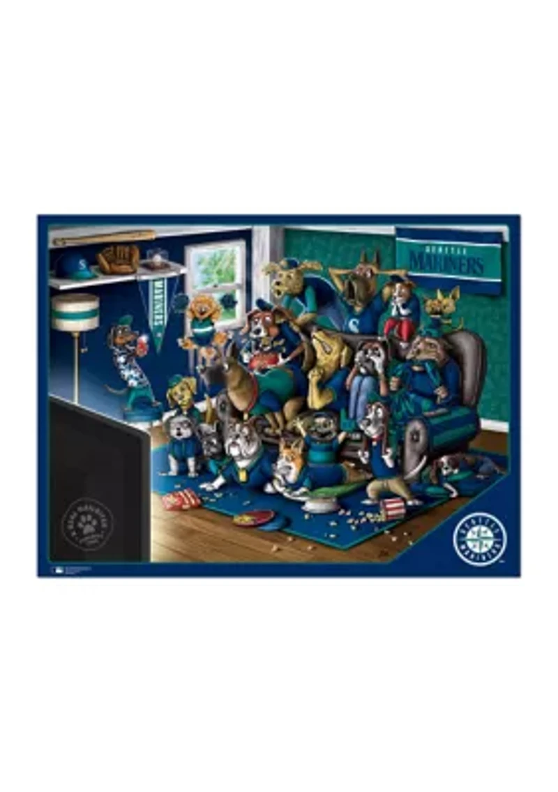 YouTheFan MLB Seattle Mariners Purebred Fans 500pc Puzzle - "A Real Nailbiter"