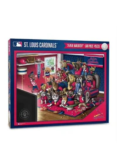 YouTheFan MLB St. Louis Cardinals Purebred Fans 500pc Puzzle - "A Real Nailbiter"
