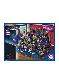 YouTheFan MLB Texas Rangers Purebred Fans 500pc Puzzle - "A Real Nailbiter"