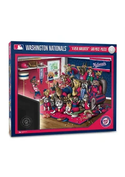 YouTheFan MLB Washington Nationals Purebred Fans 500pc Puzzle - "A Real Nailbiter"