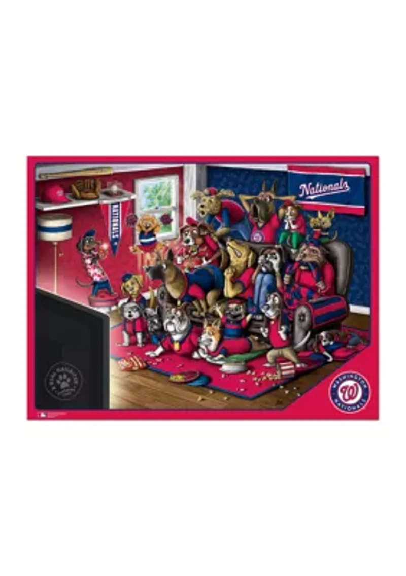 YouTheFan MLB Washington Nationals Purebred Fans 500pc Puzzle - "A Real Nailbiter"