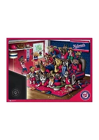 YouTheFan MLB Washington Nationals Purebred Fans 500pc Puzzle - "A Real Nailbiter"