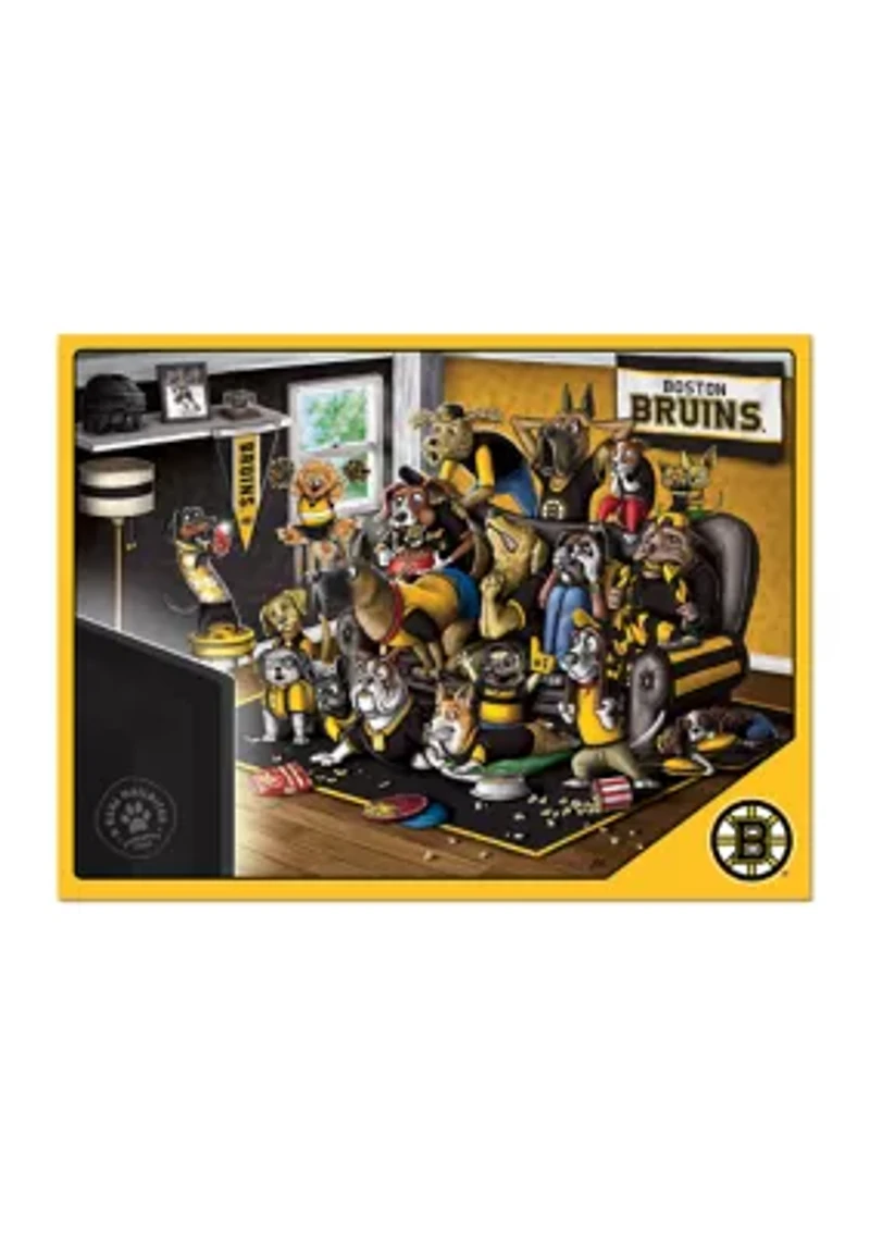 YouTheFan NHL Boston Bruins Purebred Fans 500pc Puzzle - "A Real Nailbiter"
