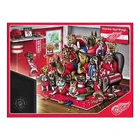 YouTheFan NHL Detroit Red Wings Purebred Fans 500pc Puzzle - "A Real Nailbiter"