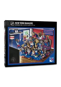 YouTheFan NHL New York Rangers Purebred Fans 500pc Puzzle - "A Real Nailbiter"