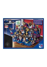 YouTheFan NHL New York Rangers Purebred Fans 500pc Puzzle - "A Real Nailbiter"