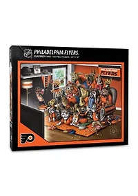 YouTheFan NHL Philadelphia Flyers Purebred Fans 500pc Puzzle - "A Real Nailbiter"