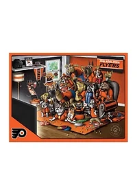 YouTheFan NHL Philadelphia Flyers Purebred Fans 500pc Puzzle - "A Real Nailbiter"