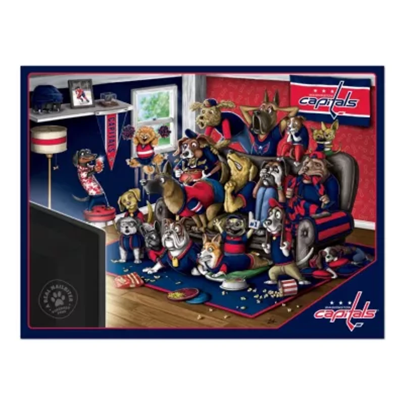 YouTheFan NHL Washington Capitals Purebred Fans 500pc Puzzle - "A Real Nailbiter"