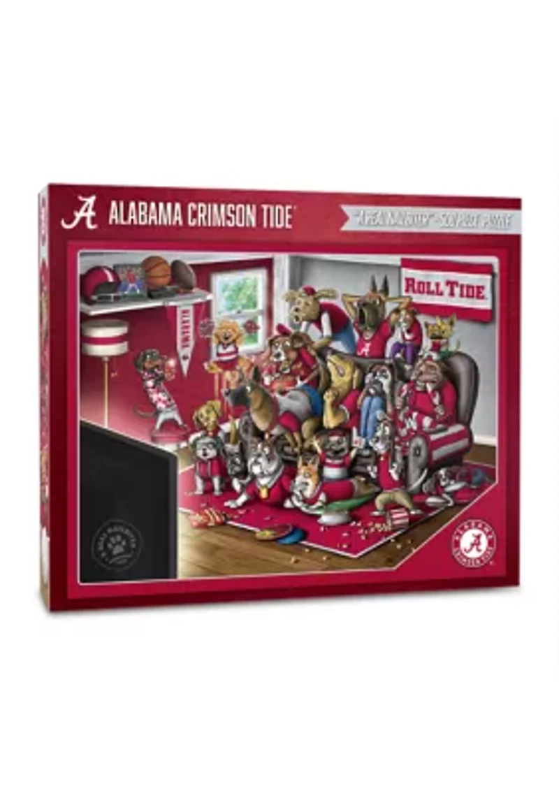 YouTheFan NCAA Alabama Crimson Tide Purebred Fans 500pc Puzzle - "A Real Nailbiter"
