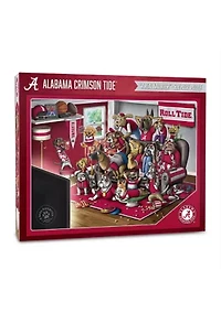 YouTheFan NCAA Alabama Crimson Tide Purebred Fans 500pc Puzzle - "A Real Nailbiter"