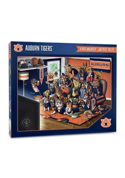 YouTheFan NCAA Auburn Tigers Purebred Fans 500pc Puzzle - "A Real Nailbiter"