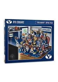 YouTheFan NCAA BYU Cougars Purebred Fans 500pc Puzzle - "A Real Nailbiter"