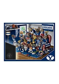 YouTheFan NCAA BYU Cougars Purebred Fans 500pc Puzzle - "A Real Nailbiter"
