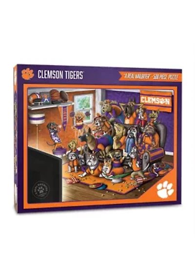 YouTheFan NCAA Clemson Tigers Purebred Fans 500pc Puzzle - "A Real Nailbiter"