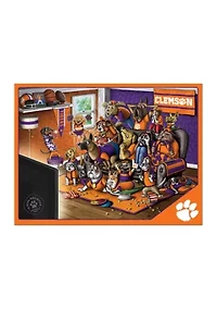 YouTheFan NCAA Clemson Tigers Purebred Fans 500pc Puzzle - "A Real Nailbiter"