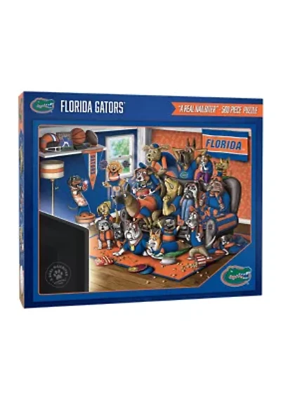 YouTheFan NCAA Florida Gators Purebred Fans 500pc Puzzle - "A Real Nailbiter"