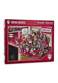 YouTheFan NCAA Indiana Hoosiers Purebred Fans 500pc Puzzle - "A Real Nailbiter"