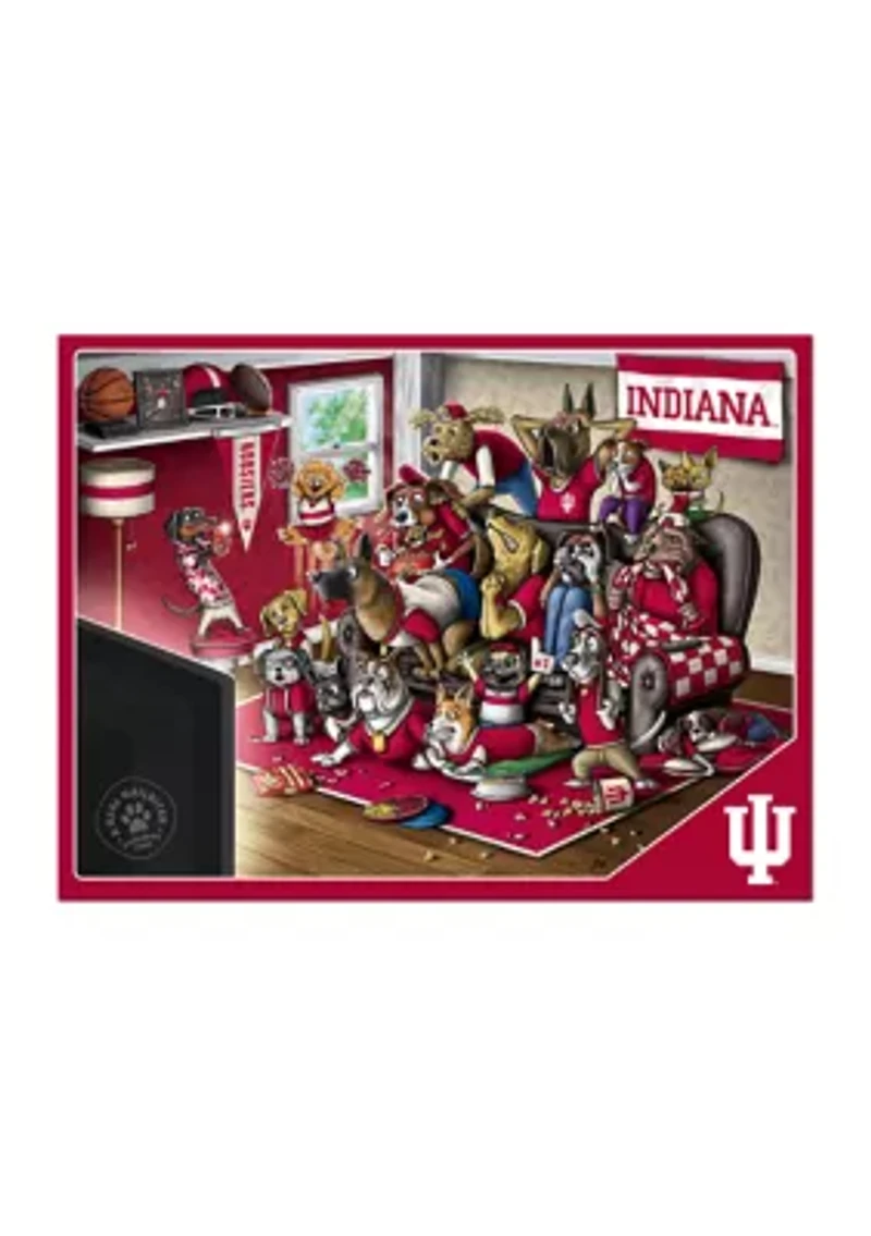 YouTheFan NCAA Indiana Hoosiers Purebred Fans 500pc Puzzle - "A Real Nailbiter"