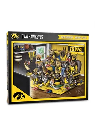 YouTheFan NCAA Iowa Hawkeyes Purebred Fans 500pc Puzzle - "A Real Nailbiter"